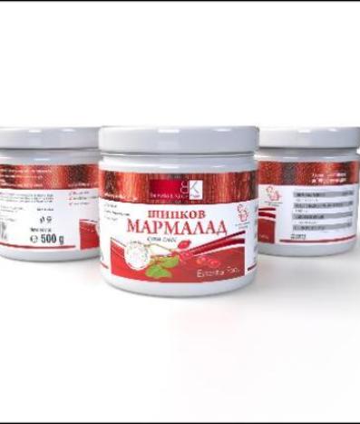 Mélange sec pour confiture d'églantier 500 g - 100% églantier bio