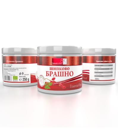 Farine de rose musquée 200 - 400 microns 250 gr. - Produit bio