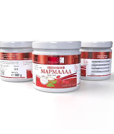  Trockenmischung für Hagebuttenmarmelade 250 g - 100% Bio-Hagebutte