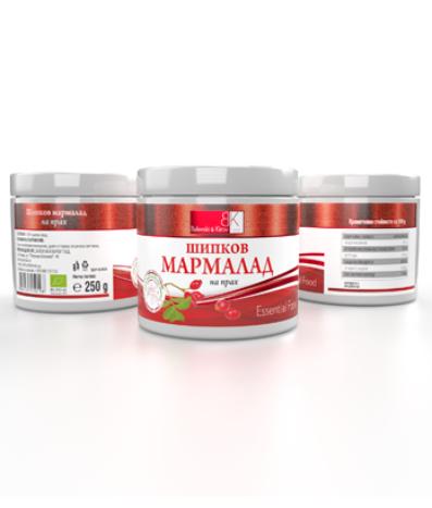 Шипков мармалад суха смес 250 гр. кутия - 100% биологична шипка