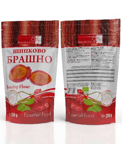 Rosehip flour 200 - 400 microns Doy-pack 250 g - Organic product
